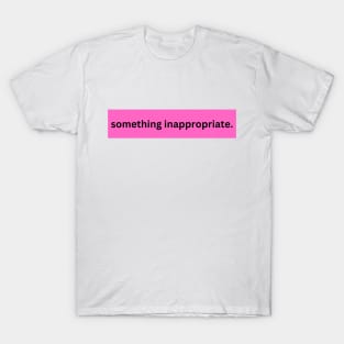 something inappropriate T-Shirt